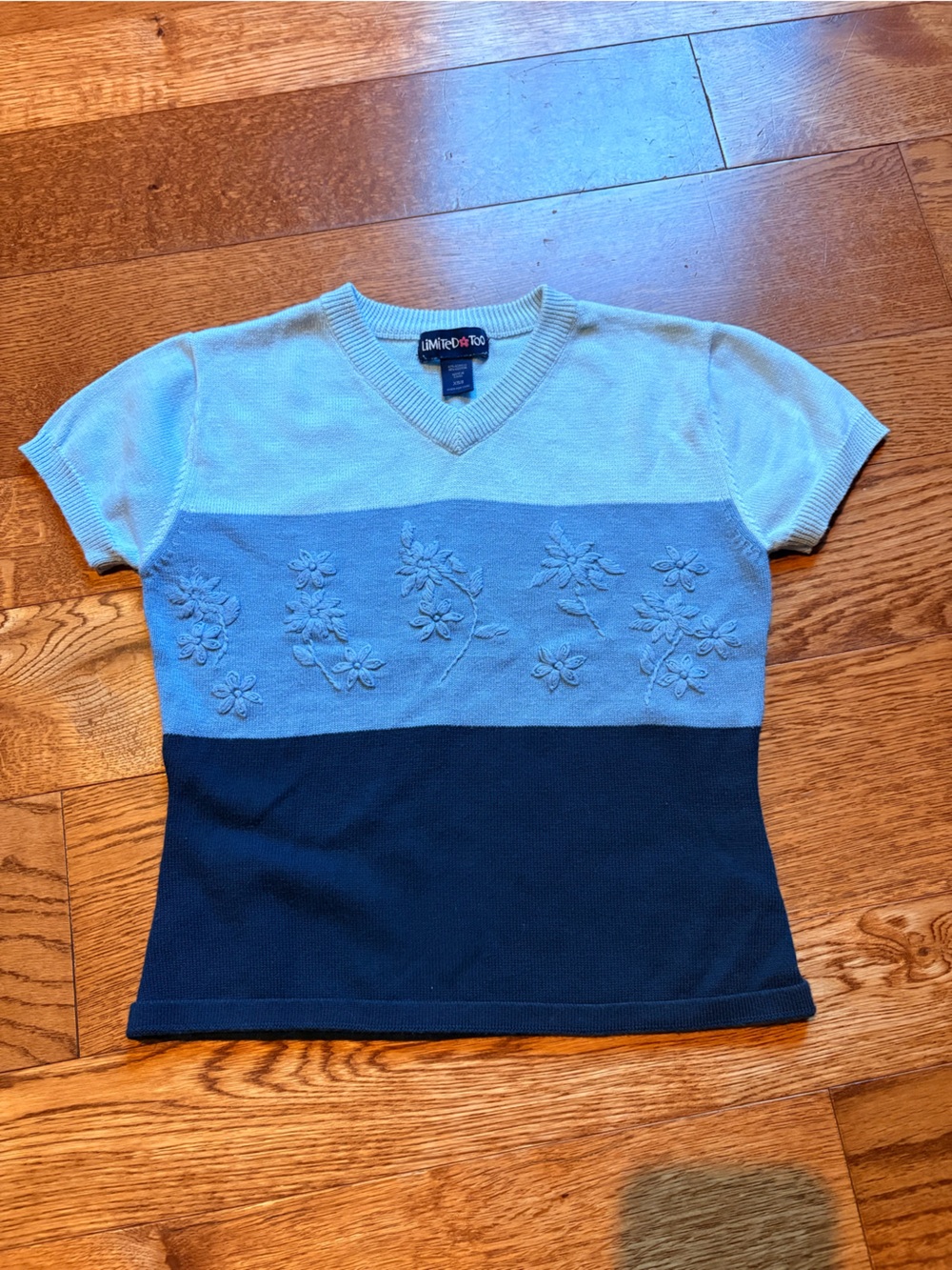 Vintage Limited Too Y2K Short Sleeve Sweater Top